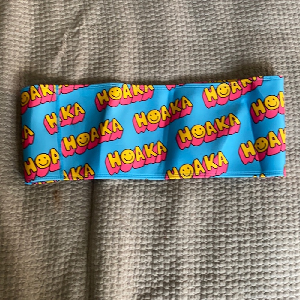 Neoprene bandeau bathing suit top